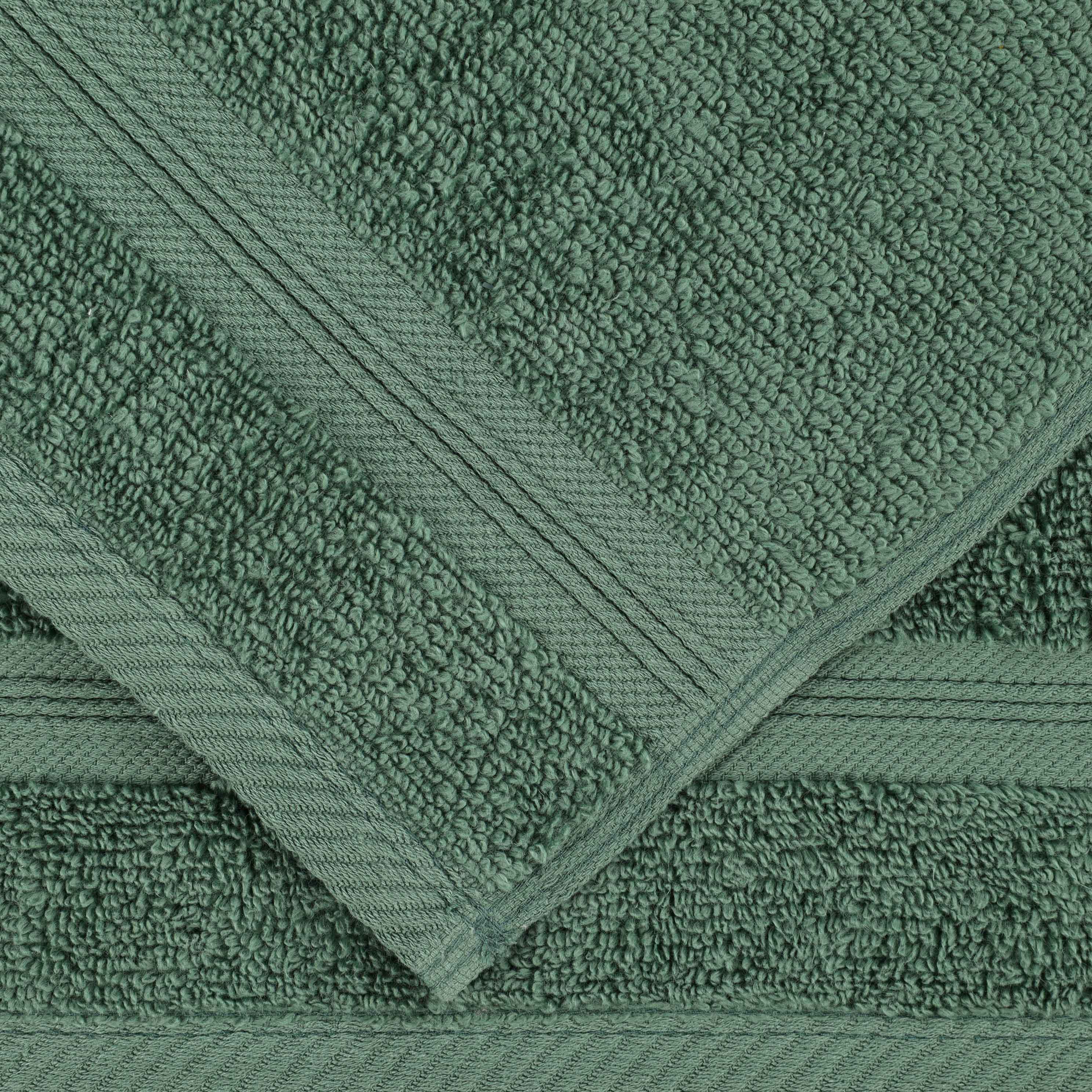Smart Dry Zero Twist Cotton Medium Weight Face Towels, Set of 12 - Face Towel Set by Superior