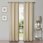 Solid Machine Washable Room Darkening Blackout Curtain 42 Inches - Blackout Curtains by Superior