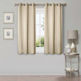 Solid Machine Washable Room Darkening Blackout Curtain 42 Inches - Blackout Curtains by Superior
