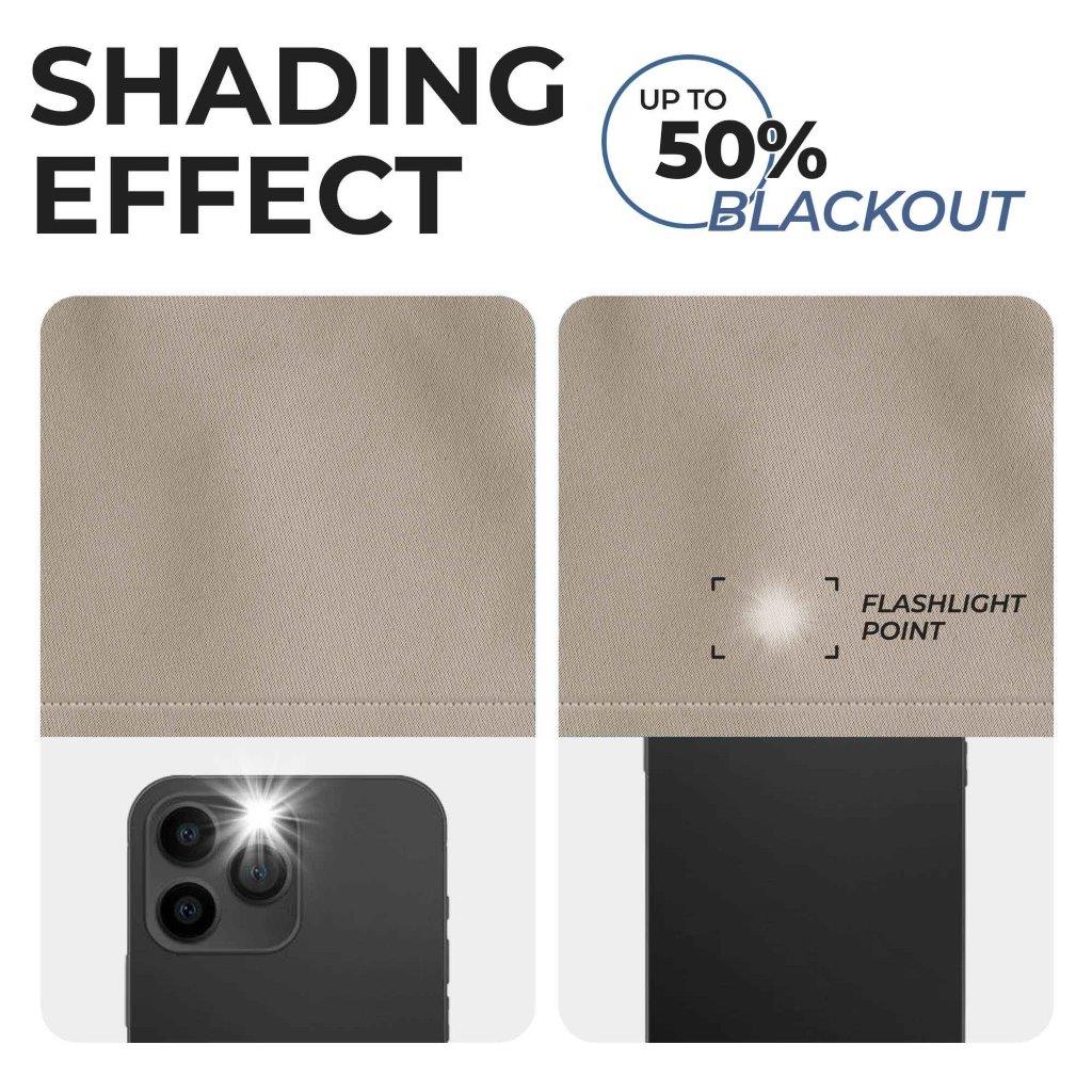 Solid Machine Washable Room Darkening Blackout Curtain 42 Inches - Blackout Curtains by Superior