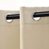 Solid Machine Washable Room Darkening Blackout Curtain 42 Inches - Blackout Curtains by Superior