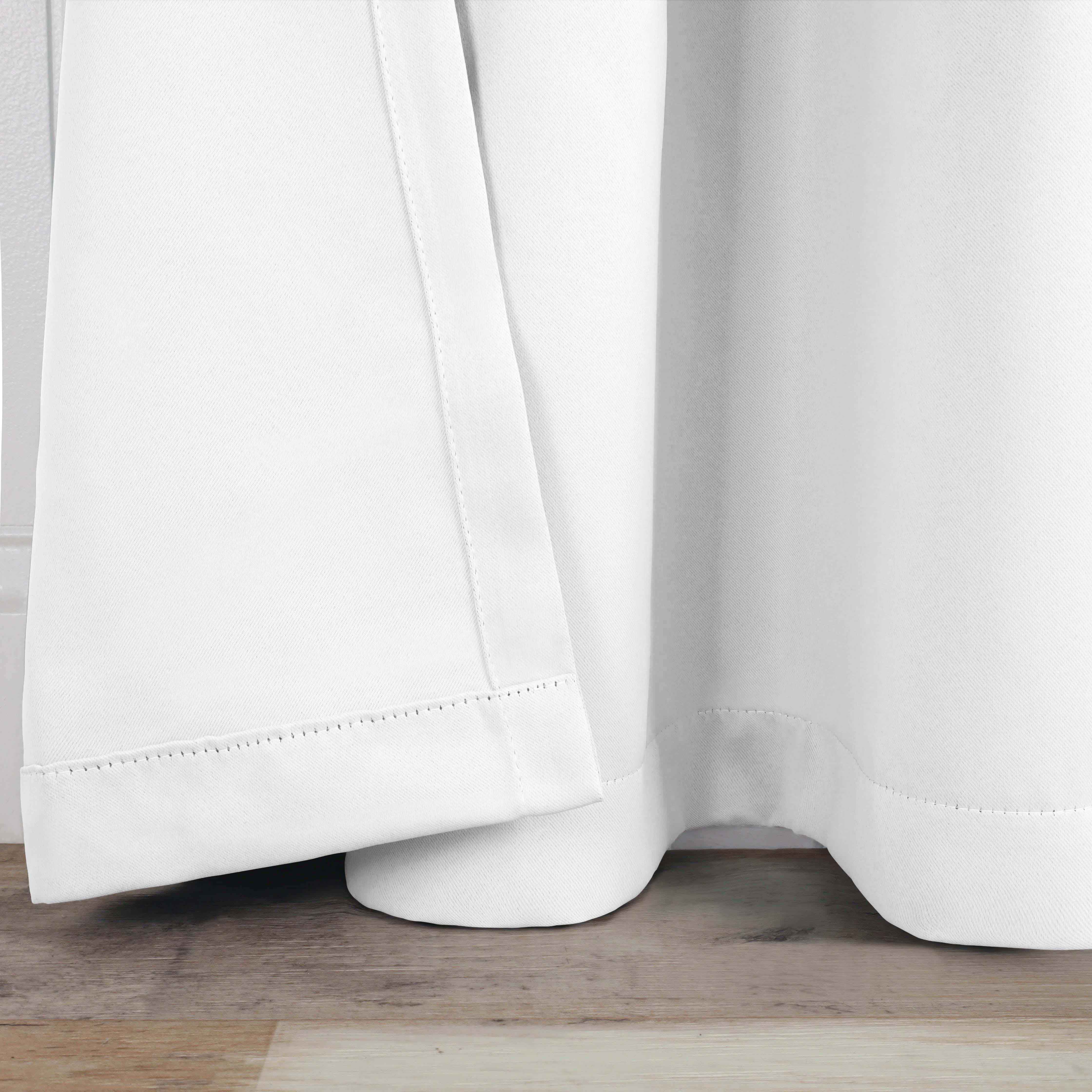 Solid Room Darkening Blackout Curtain Panels, Back Tabs, Set of 2 - Blackout Curtains by Superior