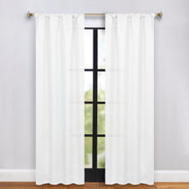 Solid Room Darkening Rod Pocket Blackout Curtain Panels, Set of 2 - Blackout Curtains by Superior Brand