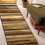 Stripes Abstract Lines Indoor Large Area Rugs or Runner Rug - Rugs by Superior