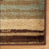 Stripes Abstract Lines Indoor Large Area Rugs or Runner Rug - Rugs by Superior
