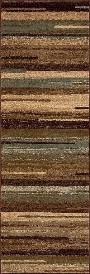Stripes Abstract Lines Indoor Large Area Rugs or Runner Rug - Rugs by Superior