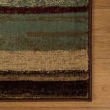 Stripes Abstract Lines Indoor Large Area Rugs or Runner Rug - Rugs by Superior