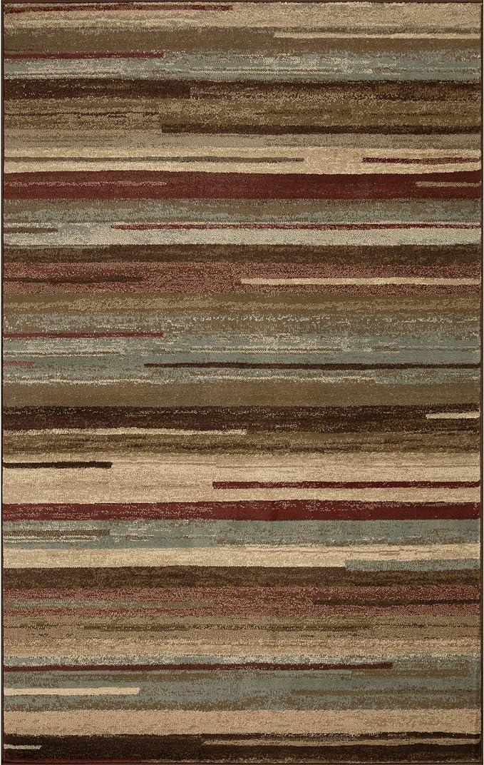 Stripes Abstract Lines Indoor Large Area Rugs or Runner Rug - Rugs by Superior