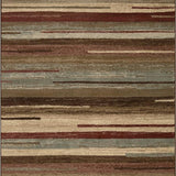 Stripes Abstract Lines Indoor Large Area Rugs or Runner Rug - Rugs by Superior