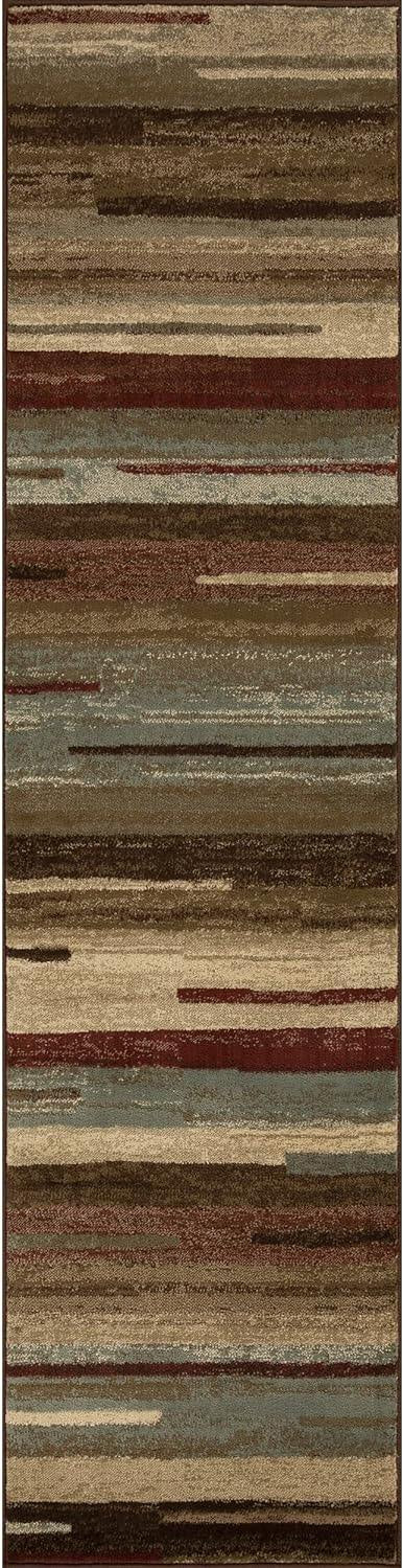 Stripes Abstract Lines Indoor Large Area Rugs or Runner Rug - Rugs by Superior