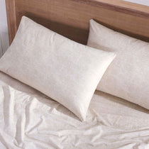 Superior Melange Flannel Cotton Two-Toned Fuzzy Pillowcases, Set of 2 - Pillowcases by Superior Brand