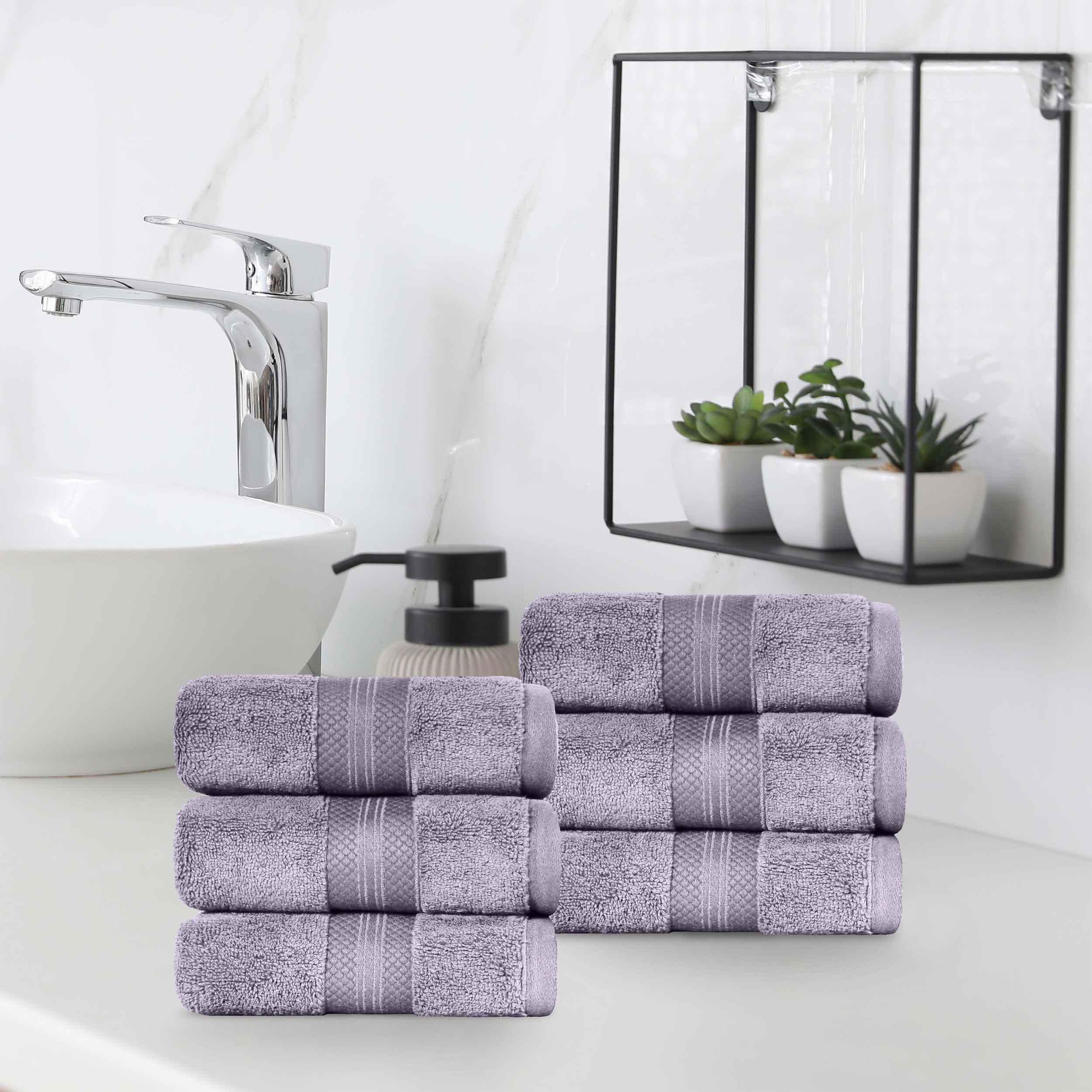 Superior Premium Turkish Cotton 6-Piece Hand Towel Set - Hand Towel Set by Superior Brand