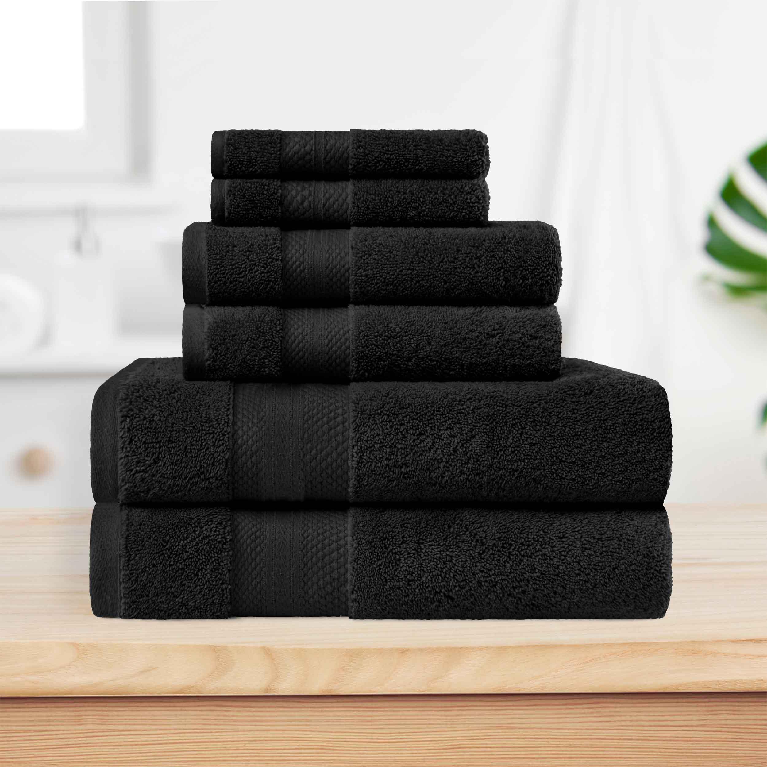 Superior Premium Turkish Cotton Assorted 6-Piece Towel Set - Towel Set by Superior Brand