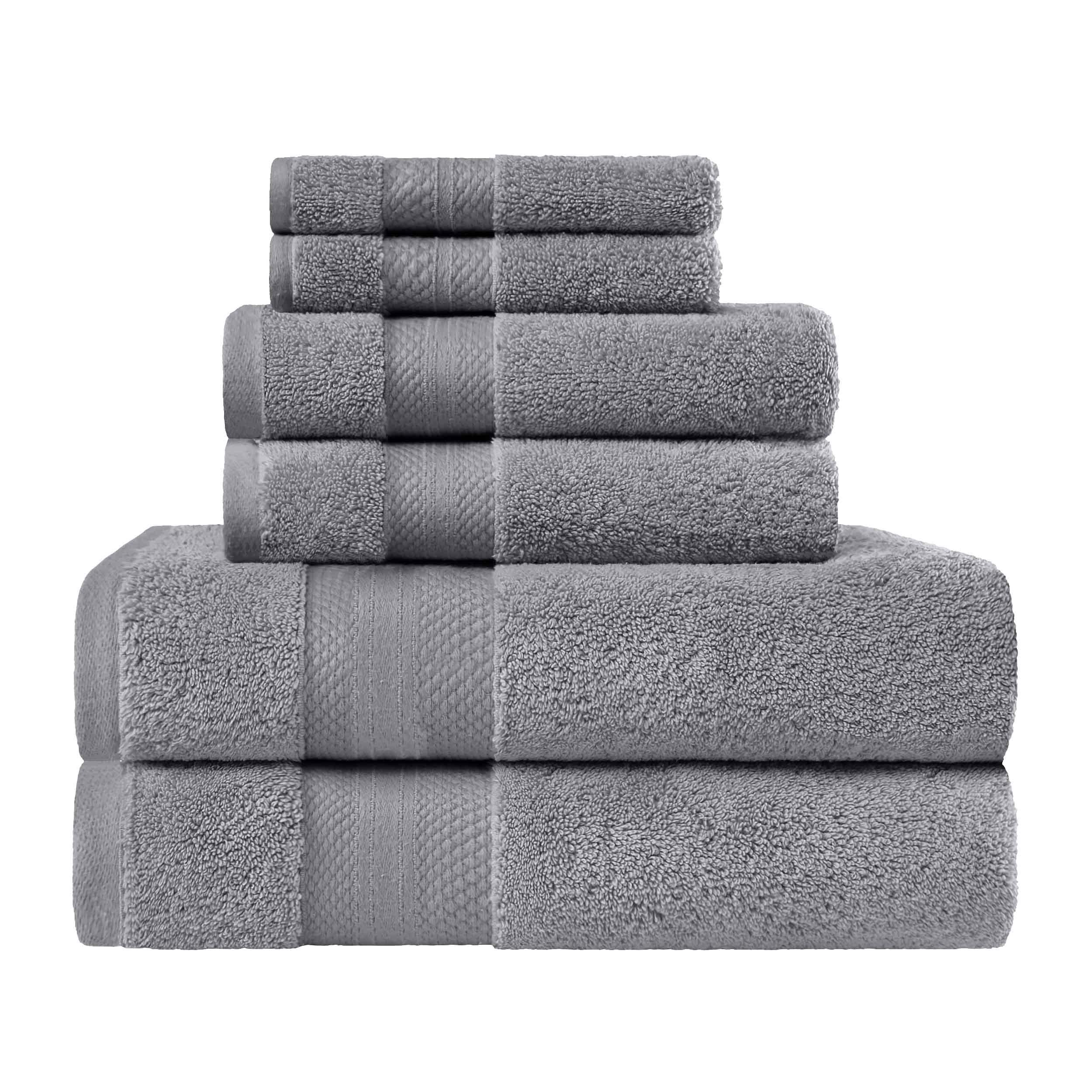 Superior Premium Turkish Cotton Assorted 6-Piece Towel Set - Towel Set by Superior Brand