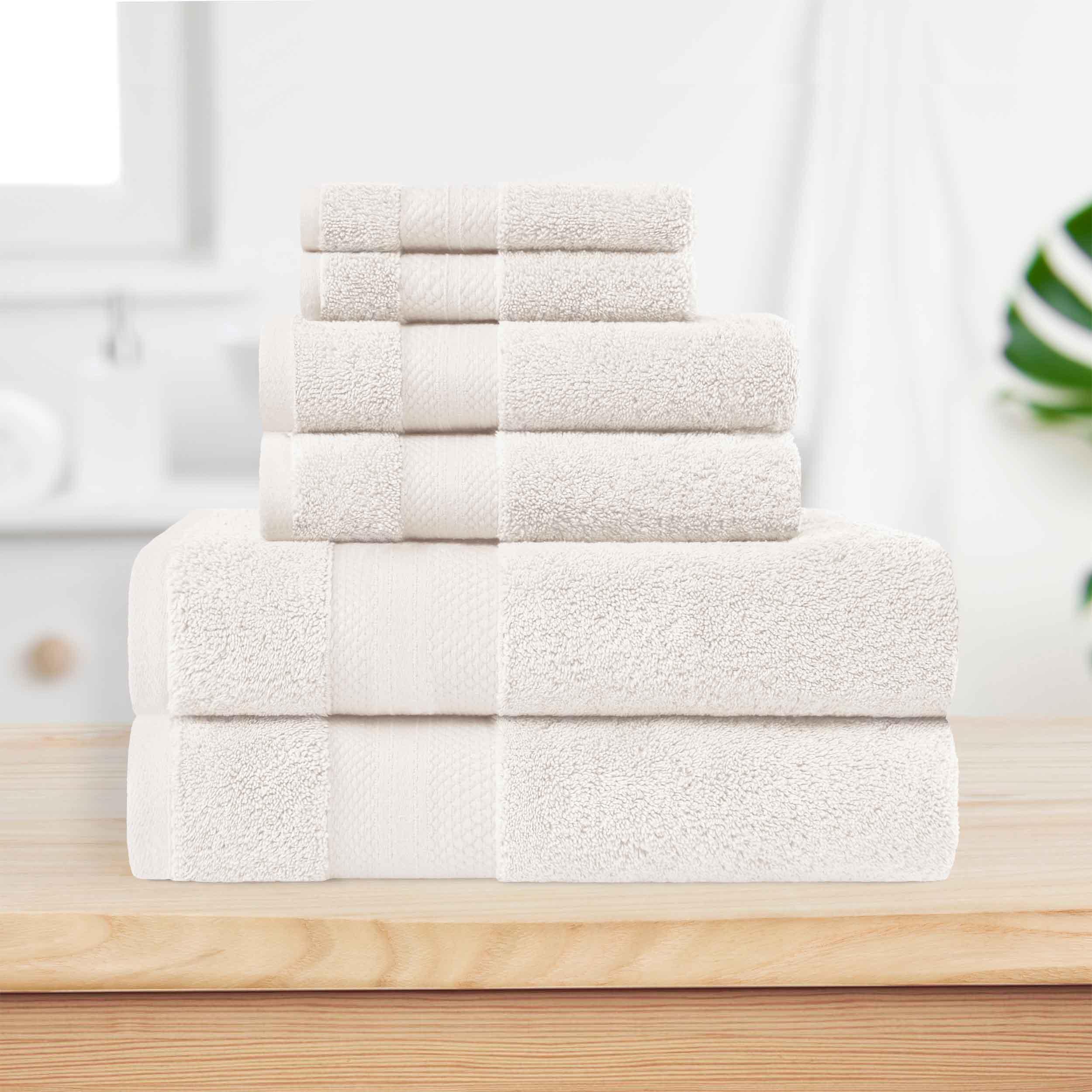 Superior Premium Turkish Cotton Assorted 6-Piece Towel Set - Towel Set by Superior Brand