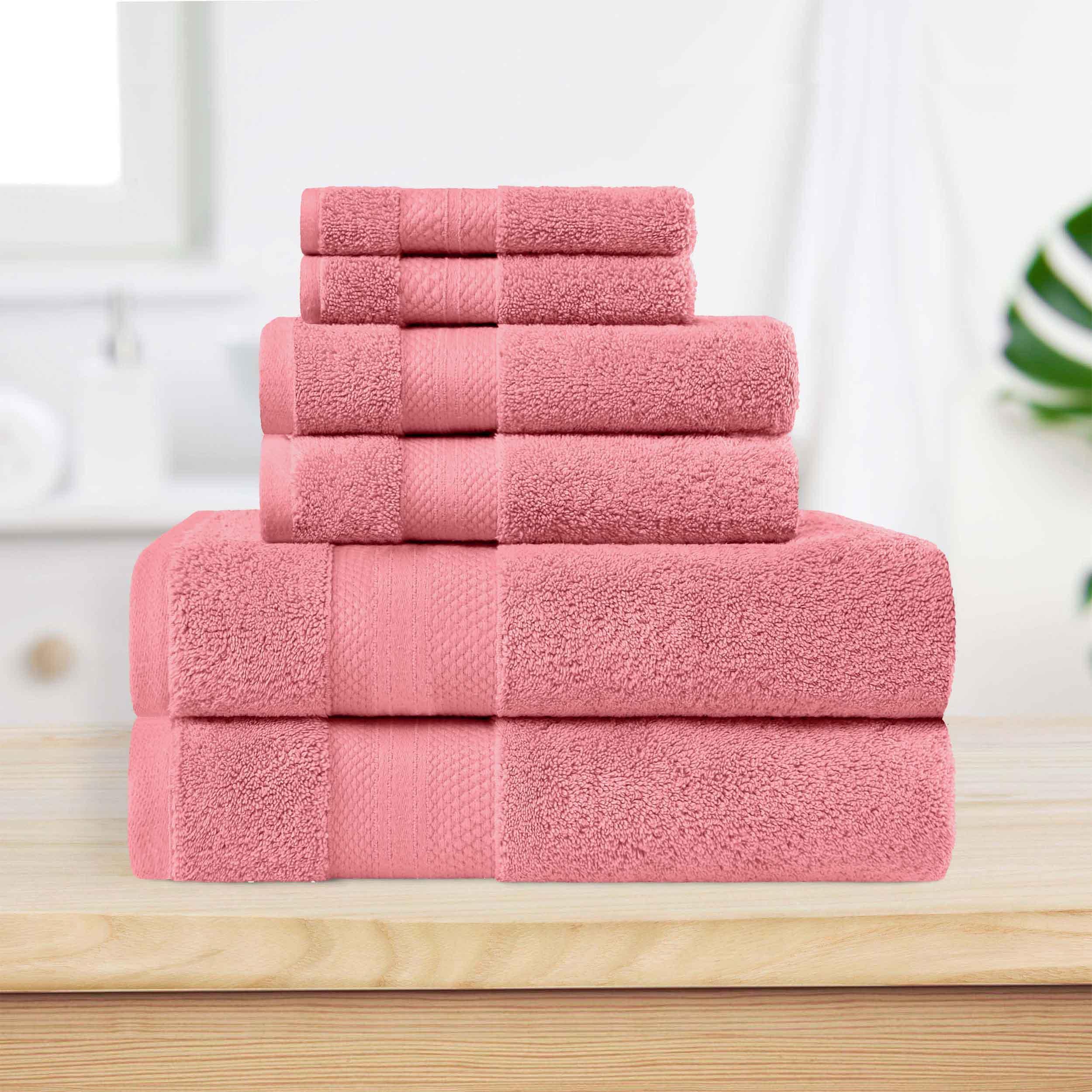 Superior Premium Turkish Cotton Assorted 6-Piece Towel Set - Towel Set by Superior Brand