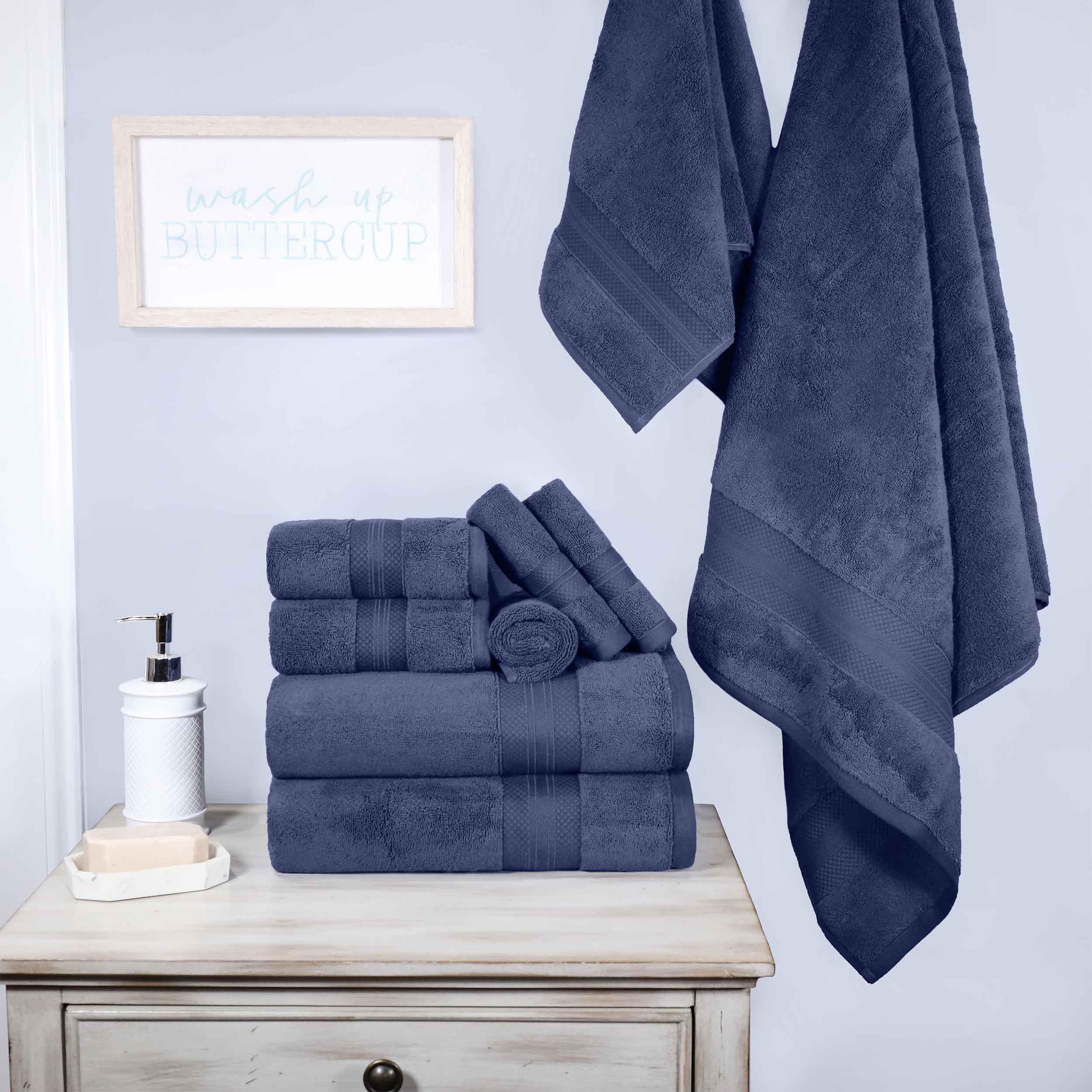 Superior Premium Turkish Cotton Assorted 9-Piece Towel Set - Towel Set by Superior