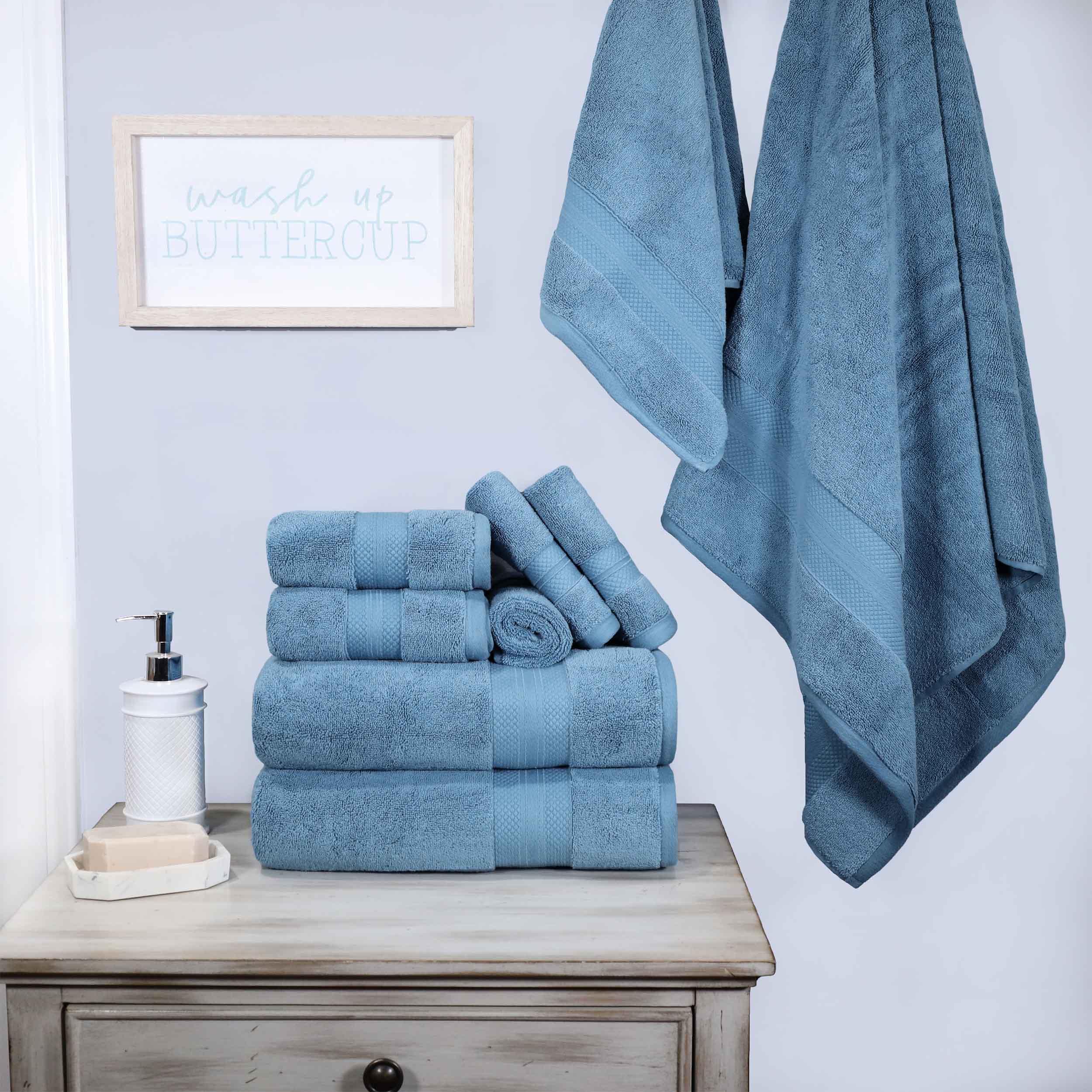 Superior Premium Turkish Cotton Assorted 9-Piece Towel Set - Towel Set by Superior
