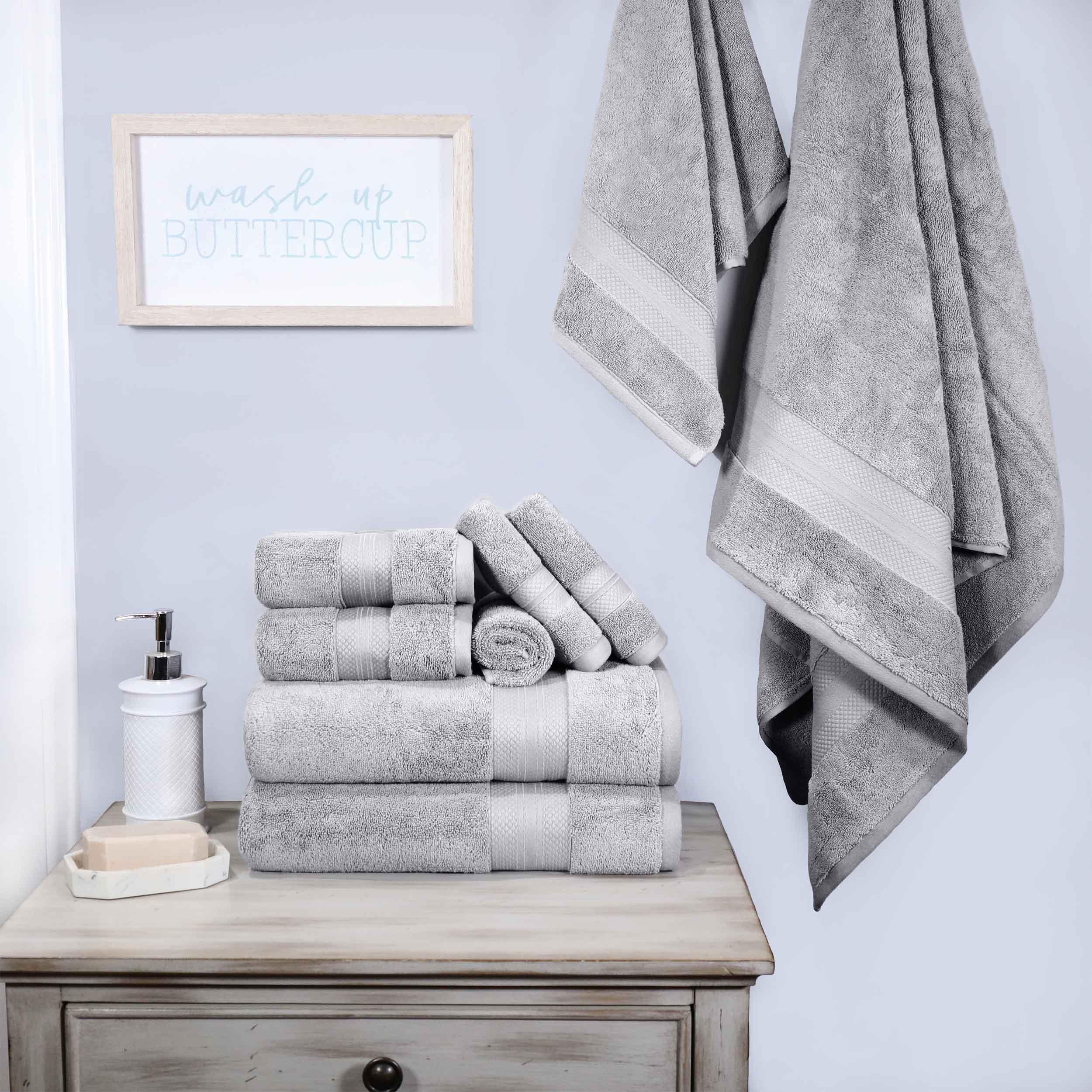 Superior Premium Turkish Cotton Assorted 9-Piece Towel Set - Towel Set by Superior