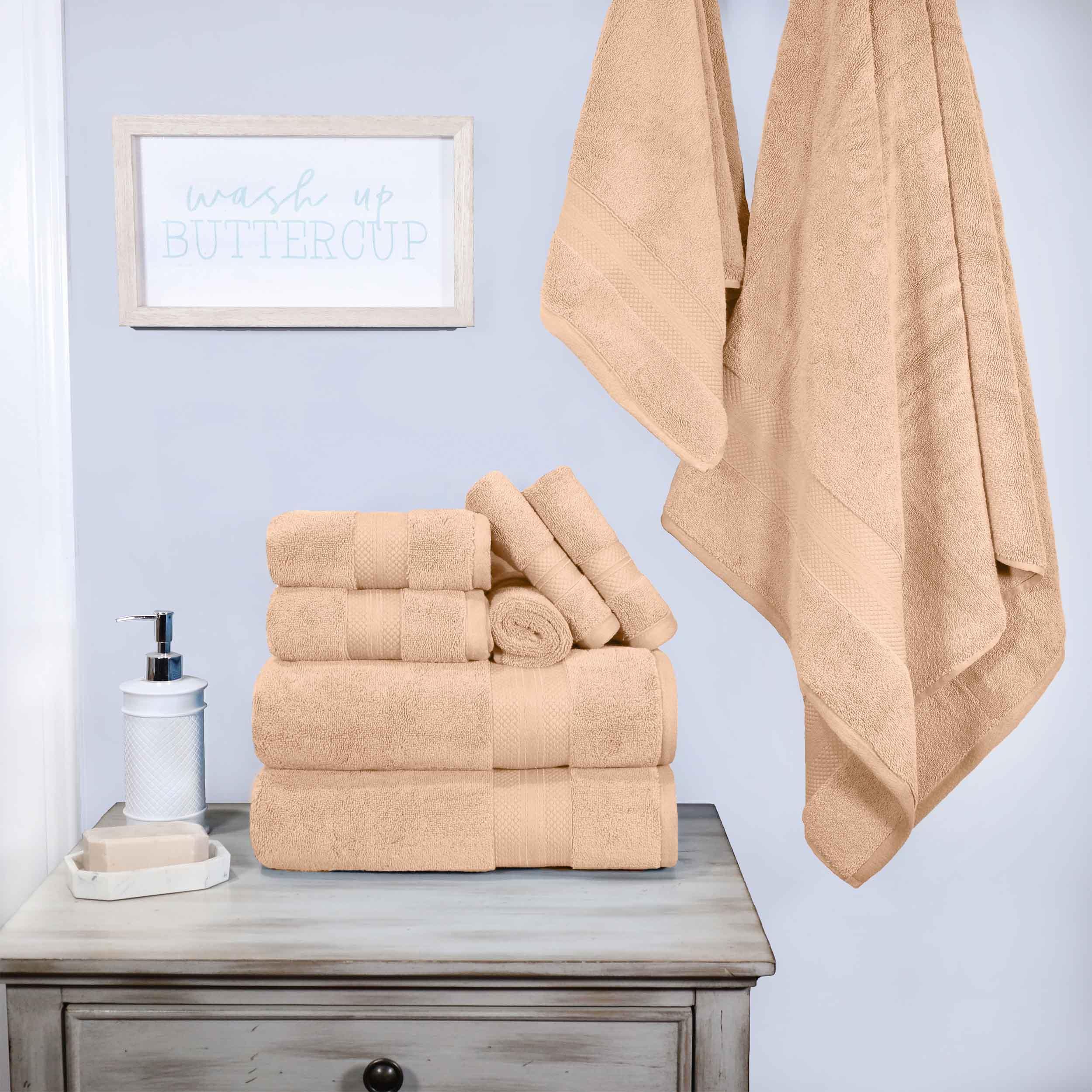 Superior Premium Turkish Cotton Assorted 9-Piece Towel Set - Towel Set by Superior