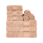 Superior Premium Turkish Cotton Assorted 9-Piece Towel Set - Towel Set by Superior