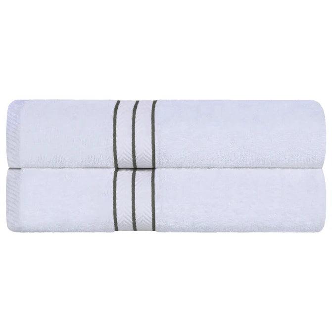 Ultra Plush Turkish Cotton Absorbent Solid 2 Piece Bath Sheet Set - Bath Sheet by Superior Brand