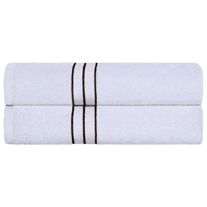 Ultra Plush Turkish Cotton Absorbent Solid 2 Piece Bath Sheet Set - Bath Sheet by Superior Brand