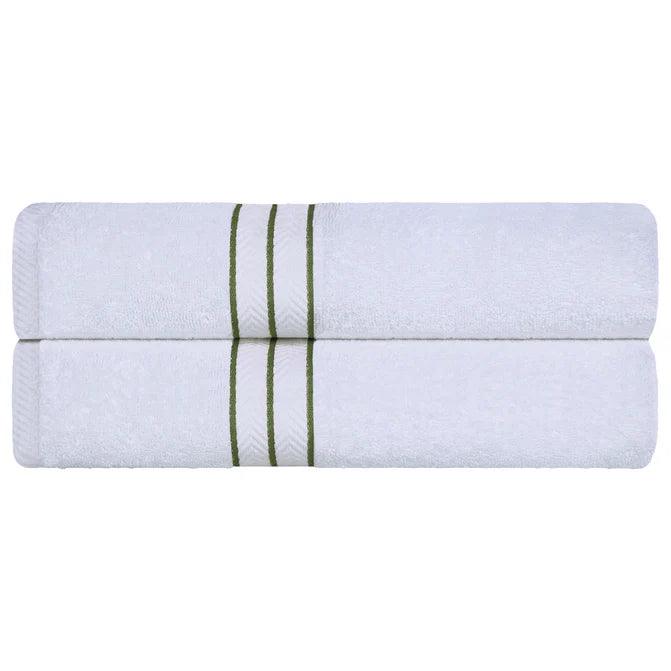Ultra Plush Turkish Cotton Absorbent Solid 2 Piece Bath Sheet Set - Bath Sheet by Superior Brand