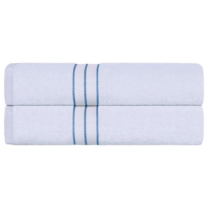Ultra Plush Turkish Cotton Absorbent Solid 2 Piece Bath Sheet Set - Bath Sheet by Superior Brand