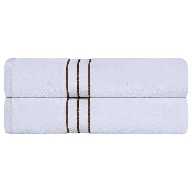 Ultra Plush Turkish Cotton Absorbent Solid 2 Piece Bath Sheet Set - Bath Sheet by Superior Brand