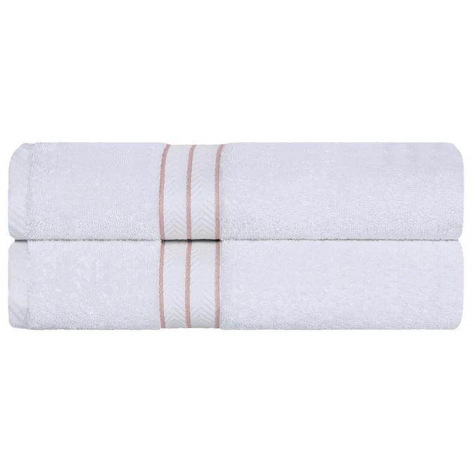 Ultra Plush Turkish Cotton Absorbent Solid 2 Piece Bath Sheet Set - Bath Sheet by Superior Brand