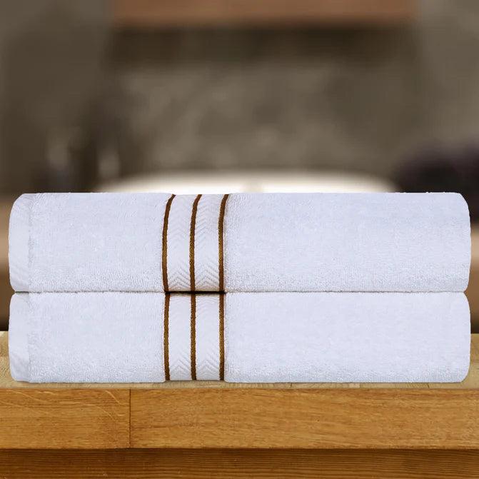 Ultra Plush Turkish Cotton Absorbent Solid 2 Piece Bath Sheet Set - Bath Sheet by Superior Brand