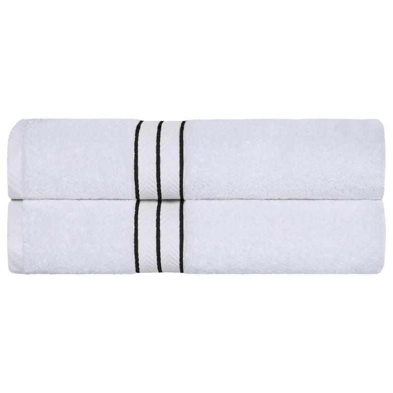Ultra Plush Turkish Cotton Absorbent Solid 2 Piece Bath Sheet Set - Bath Sheet by Superior Brand