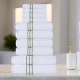 Ultra-Plush Turkish Cotton Absorbent Solid Assorted 10 Piece Towel Set - Towel Set by Superior