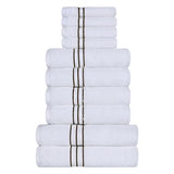 Ultra-Plush Turkish Cotton Absorbent Solid Assorted 10 Piece Towel Set - Towel Set by Superior