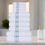 Ultra-Plush Turkish Cotton Absorbent Solid Assorted 10 Piece Towel Set - Towel Set by Superior