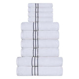 Ultra-Plush Turkish Cotton Absorbent Solid Assorted 10 Piece Towel Set - Towel Set by Superior