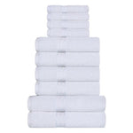 Ultra-Plush Turkish Cotton Absorbent Solid Assorted 10 Piece Towel Set - Towel Set by Superior