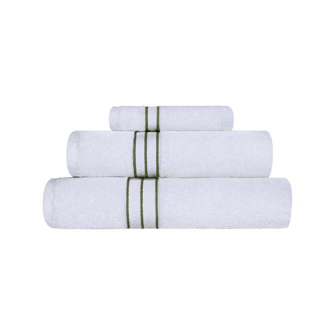 Ultra-Plush Turkish Cotton Absorbent Solid Assorted 3 Piece Towel Set - Towel Set by Superior