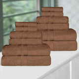 Ultra-Soft Cotton Absorbent Quick-Drying 12 Piece Assorted Towel Set - Towel Set by Superior