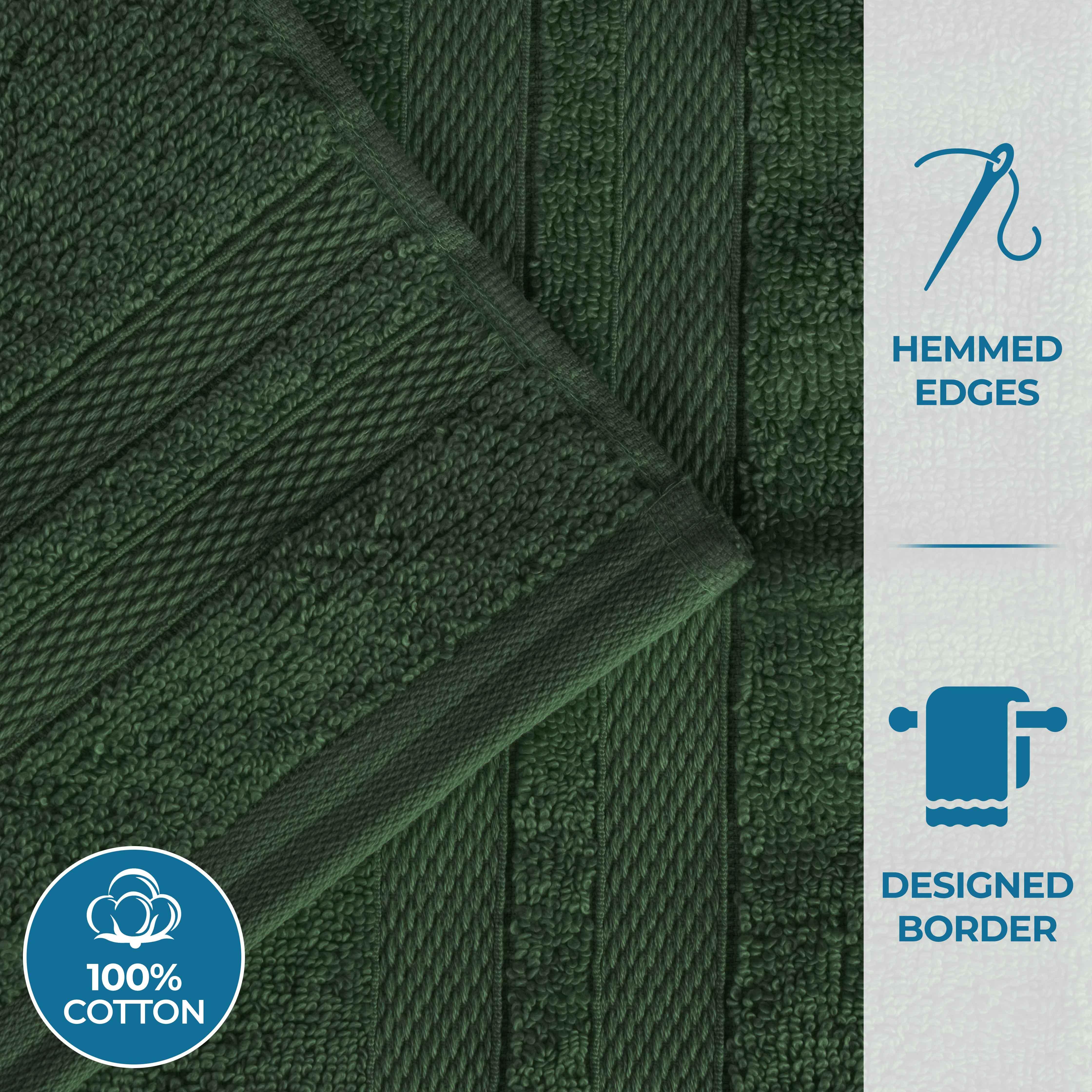 Ultra-Soft Cotton Absorbent Quick-Drying 12 Piece Assorted Towel Set - Towel Set by Superior