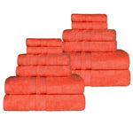 Ultra-Soft Cotton Absorbent Quick-Drying 12 Piece Assorted Towel Set - Towel Set by Superior