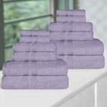 Ultra-Soft Cotton Absorbent Quick-Drying 12 Piece Assorted Towel Set - Towel Set by Superior