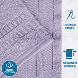 Ultra-Soft Cotton Absorbent Quick-Drying 12 Piece Assorted Towel Set - Towel Set by Superior