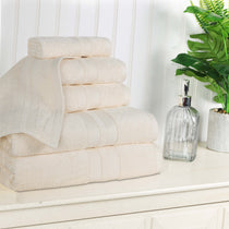 Ultra Soft Cotton Absorbent Solid Assorted 6 Piece Towel Set - Towel Set by Superior Brand