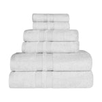Ultra Soft Cotton Absorbent Solid Assorted 6 Piece Towel Set - Towel Set by Superior