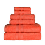 Ultra Soft Cotton Absorbent Solid Assorted 6 Piece Towel Set - Towel Set by Superior