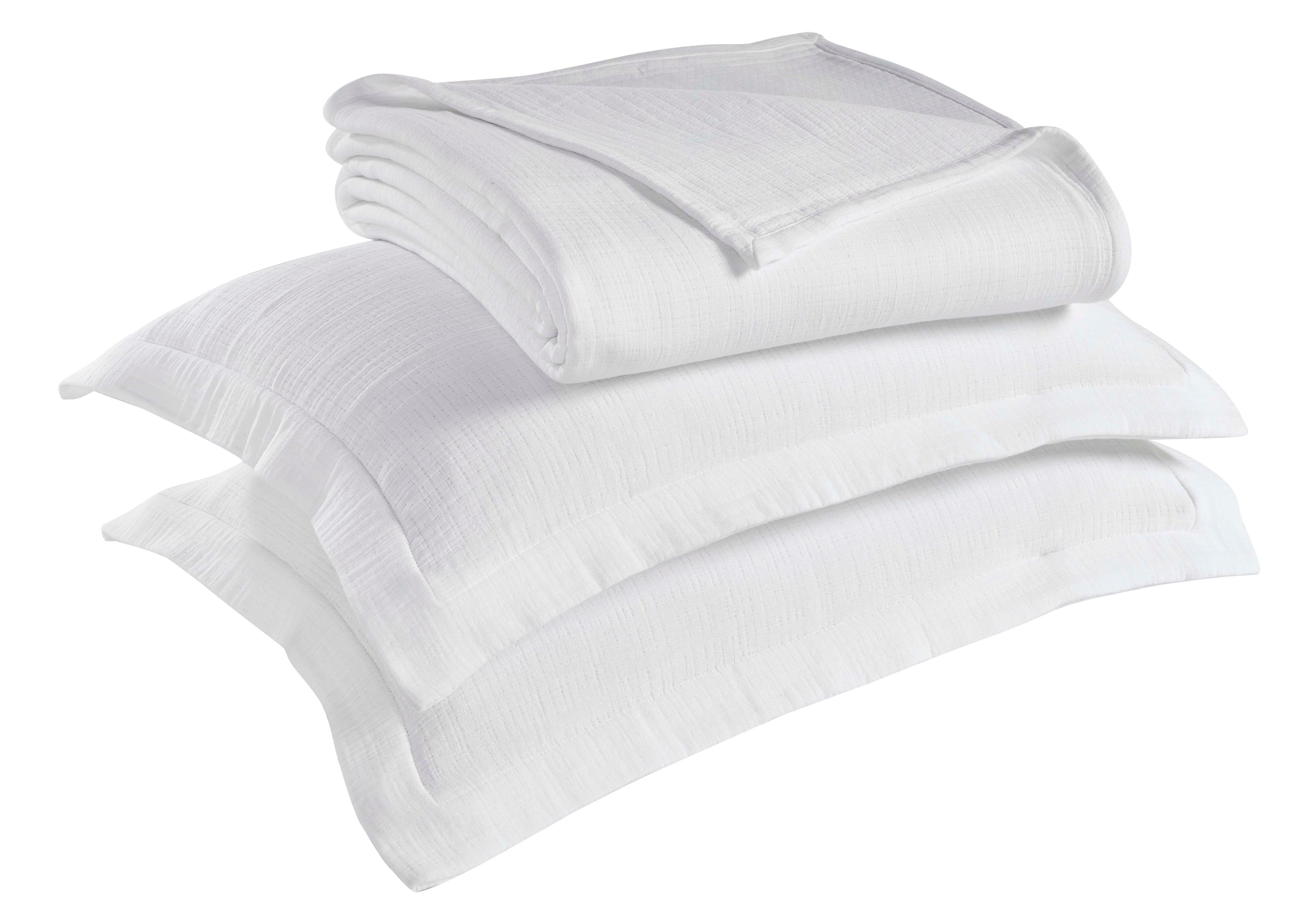 Valencia Cotton Reversible Medium Weight Matelasse Bedspread Set - Bedspread by Superior Brand