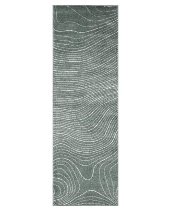 Veer Modern Abstract Wood Grain Indoor Area Rug Or Runner - Rugs by Superior