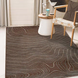 Veer Modern Abstract Wood Grain Indoor Area Rug Or Runner - Rugs by Superior